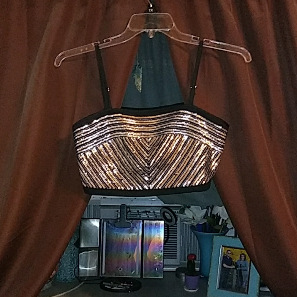 Sequin top